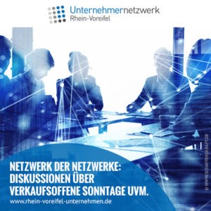 Netzwerk der Netzwerke: Regionale Gewerbevereine und Interessengemeinschaften diskutieren über verkaufsoffene Sonntage und digitale Einkaufsformate