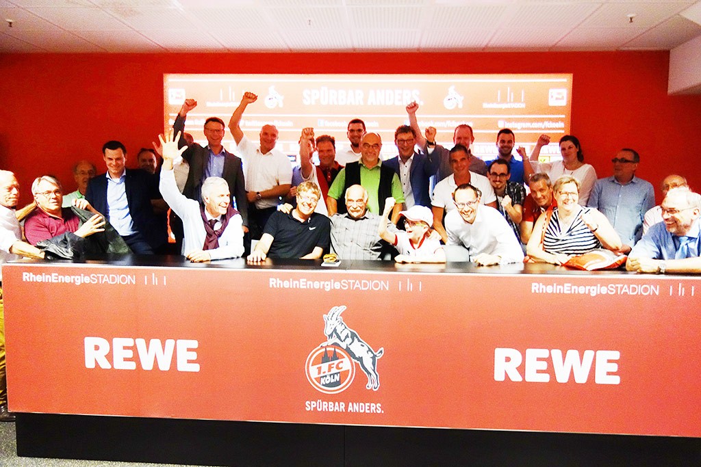 Das Rhein-Voreifel-Unternehmernetzwerk e.V. besucht den 1. FC Köln