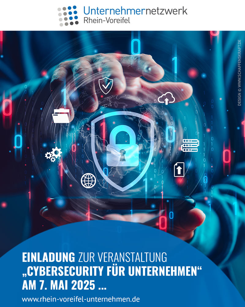 Einladung zur Veranstaltung „Cybersecurity für Unternehmen“